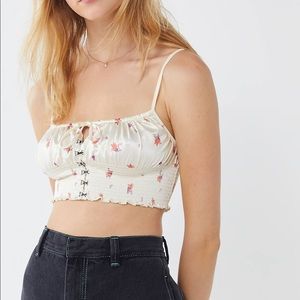 Urban Outfitters Floral Crop Top
